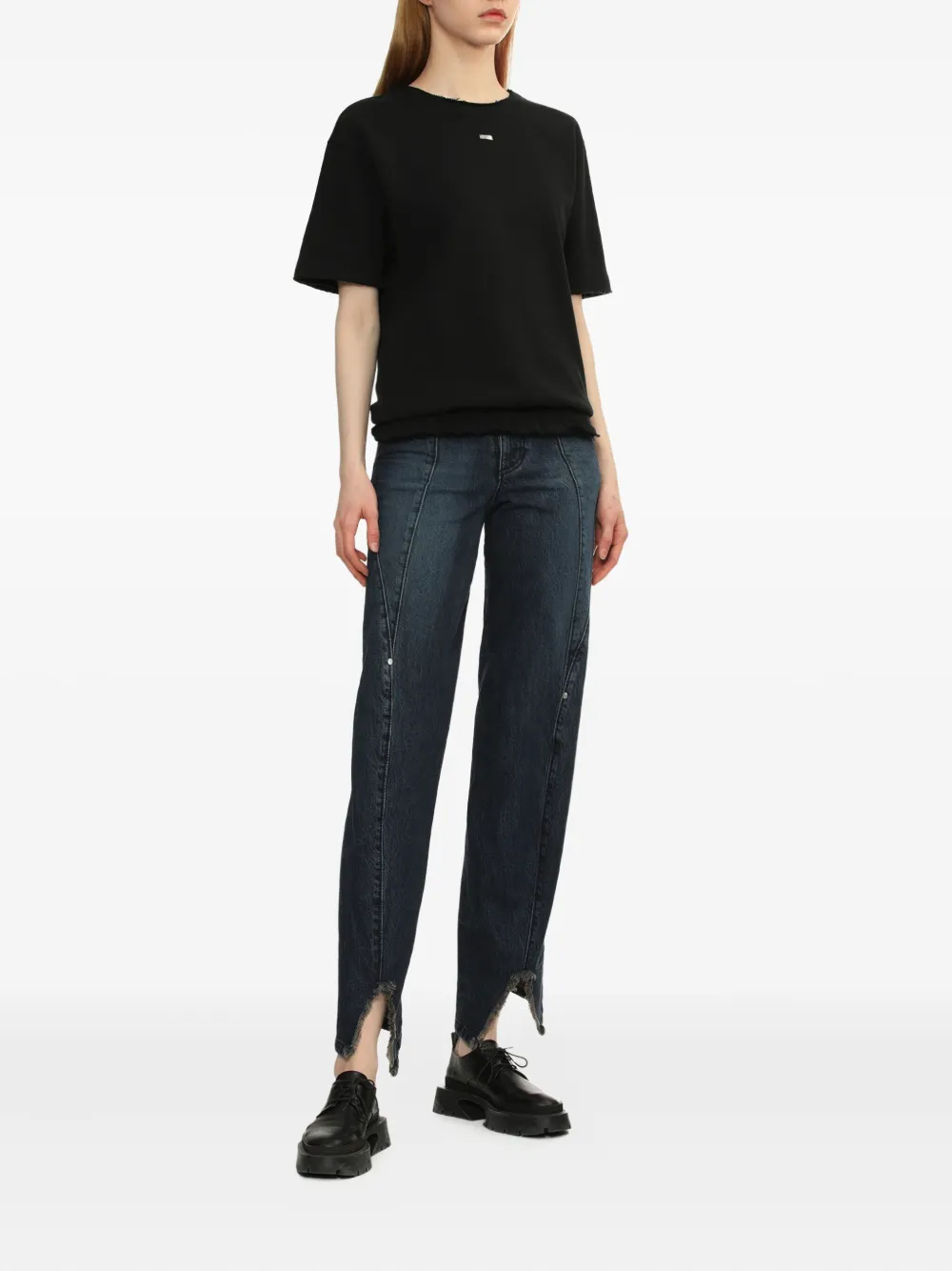 Ader Error frayed-hem detail top | T-Shirts & Jersey Shirts | Image 2