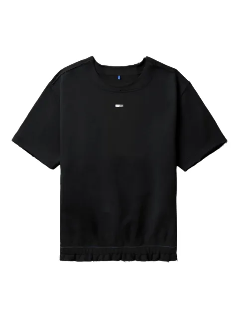 Ader Error frayed-hem detail top