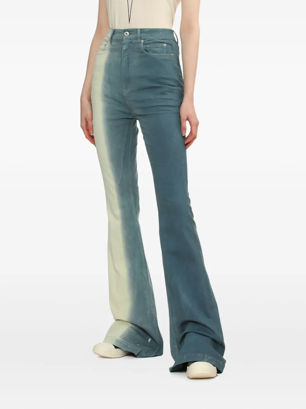 Rick Owens DRKSHDW Degradé jeans Blauw