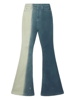 KONTROL ストレッチフレアデニム　ダメージ加工【30】Rick Owens KONTROL ストレッチフレアデニム ダメージ加工【30】Rick Owens