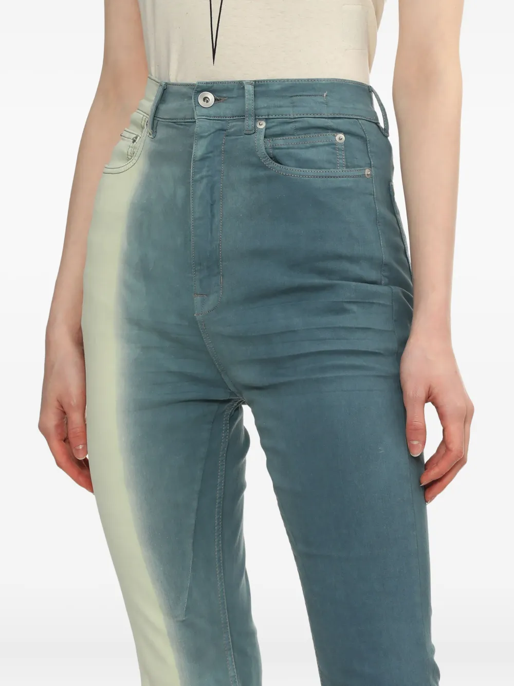 Rick Owens DRKSHDW Degradé jeans Blauw