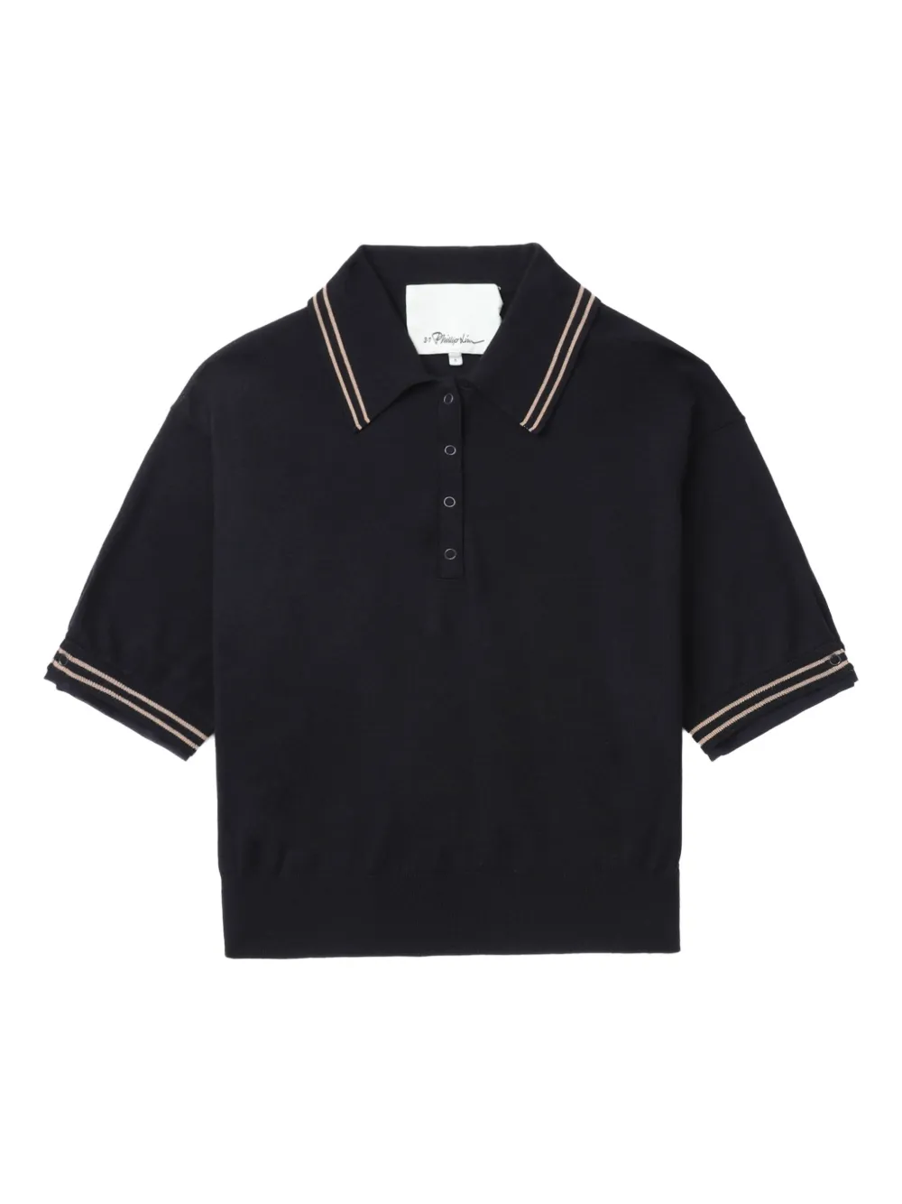 3.1 Phillip Lim ショートスリーブ ポロシャツ - ブルー 3.1 Phillip Lim ショートスリーブ ポロシャツ - ブルー