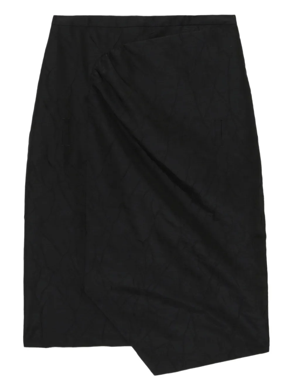 Ader Error asymmetric draped skirt | Black | Image 1