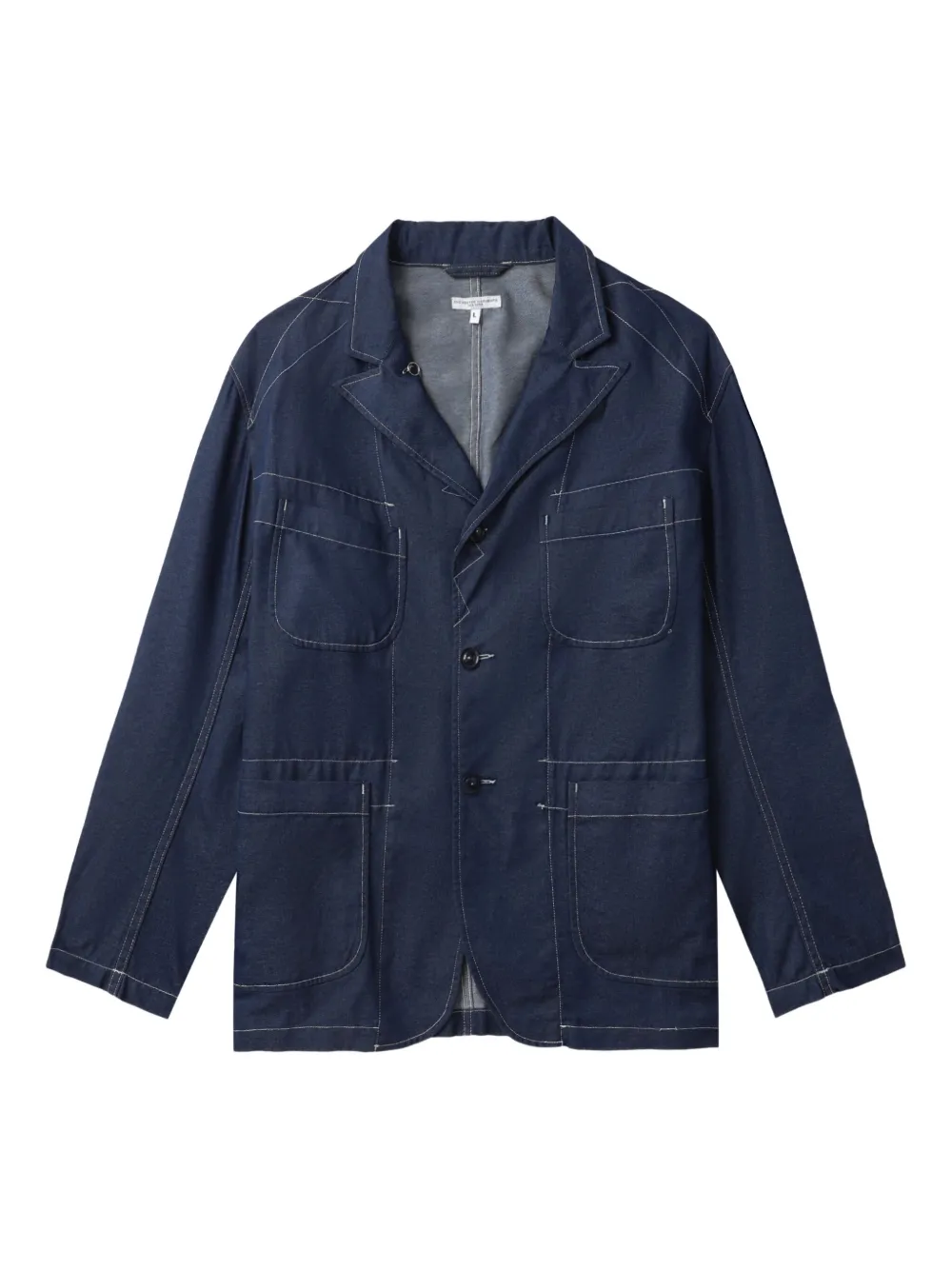Engineered Garments chamarra con costuras en contraste | azul | Image 1