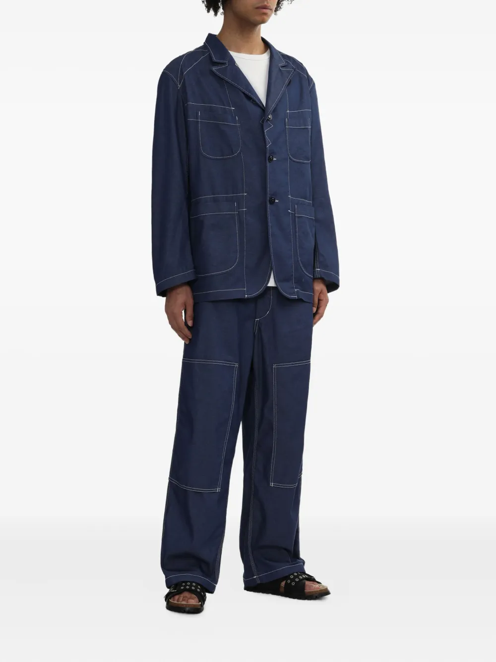 Engineered Garments chamarra con costuras en contraste | Sobrecamisas | Image 2