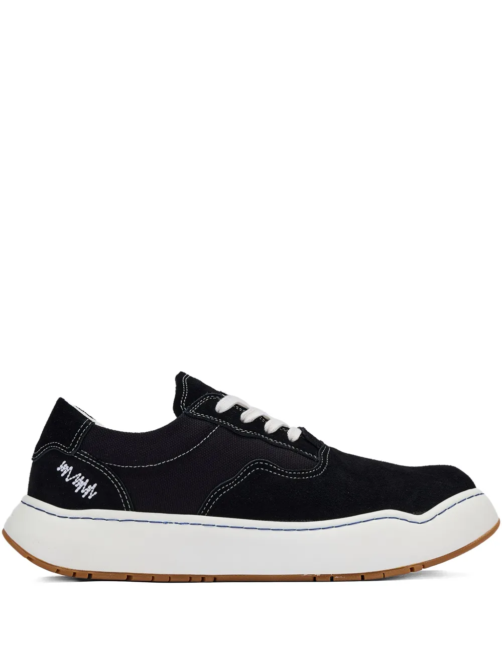 Ader Error Log Dide suede sneakers | Black | Image 1