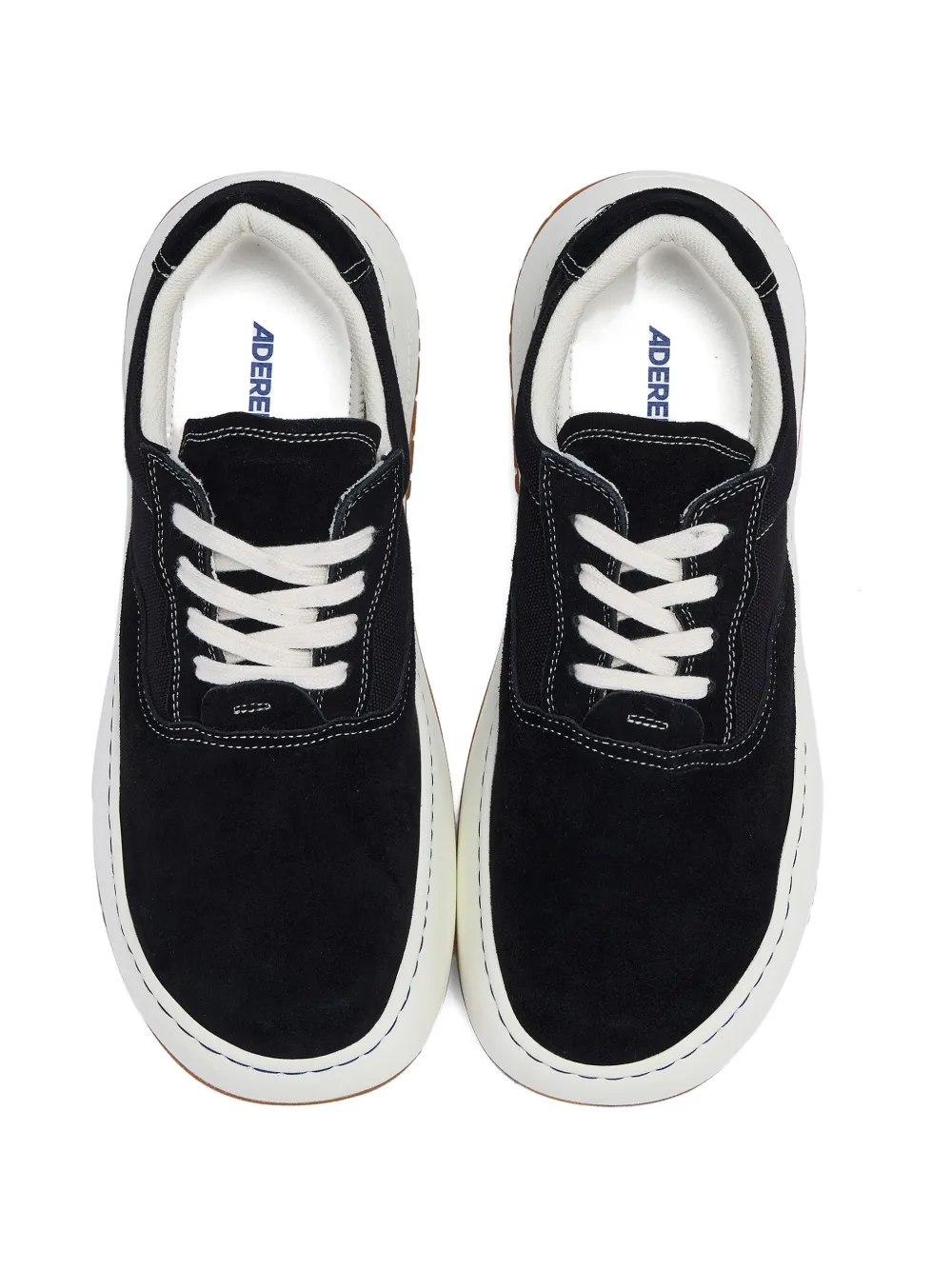 Ader Error Log Dide suede sneakers Black