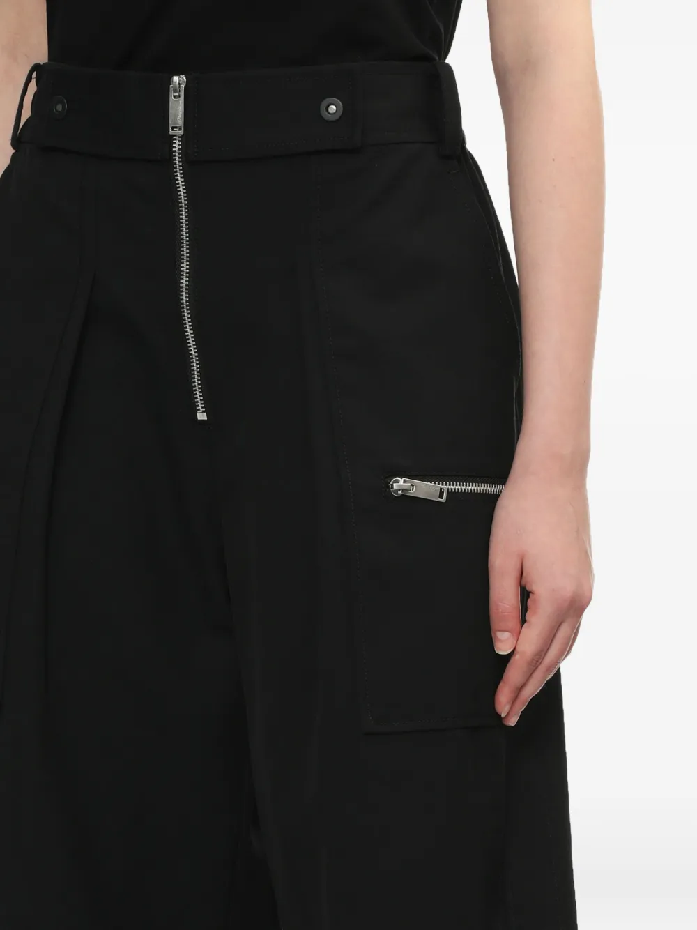 3.1 Phillip Lim Broek met ritszak Zwart