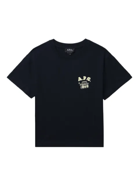 A.P.C. تيشيرت بطبعة 'بومبوكس'