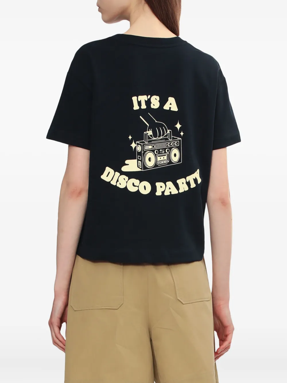 A.P.C. T-shirt met boomboxprint Blauw