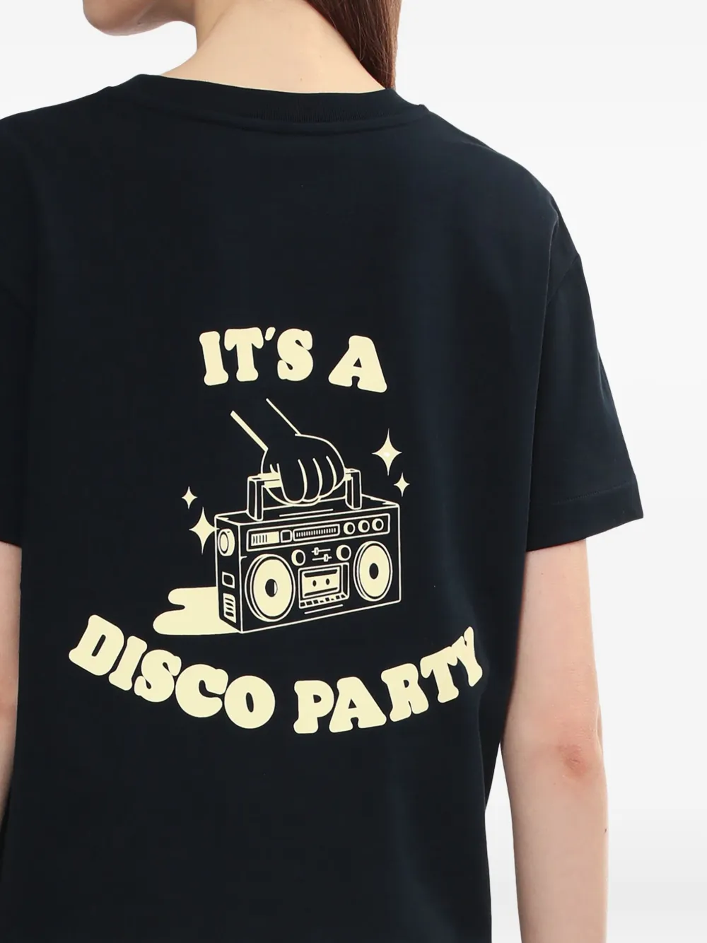 A.P.C. T-shirt met boomboxprint Blauw