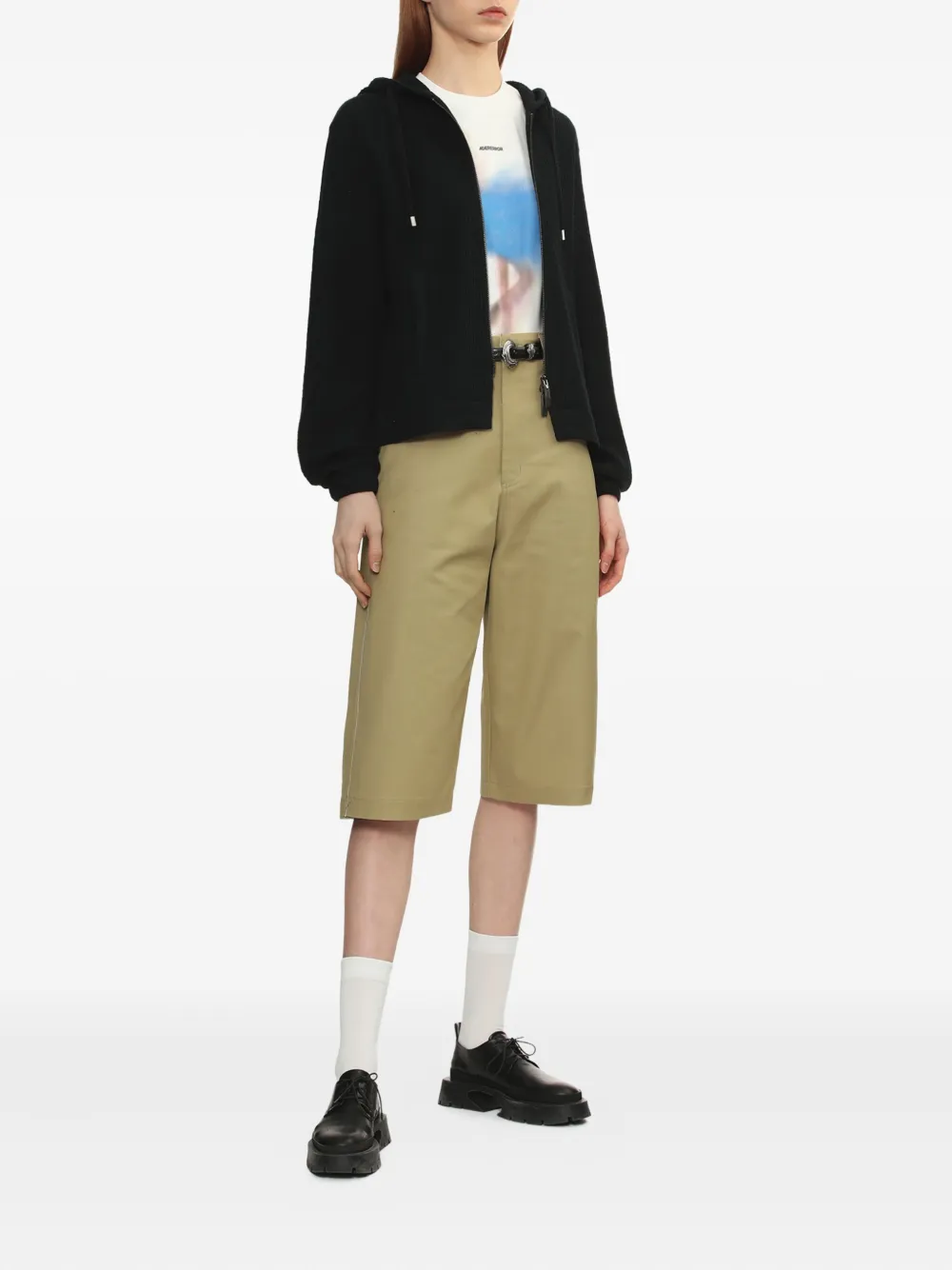 Ader Error Lunel waffle-knit hoodie | Hoodies | Image 2
