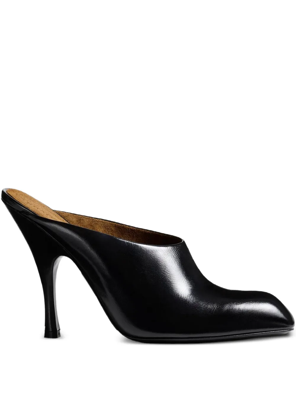 KHAITE 100mm Colt leather mules | Black | Image 1