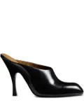 KHAITE 100mm Colt leather mules - Black