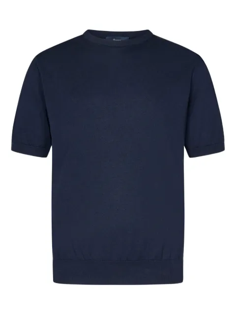 Herno short-sleeves fine-knit T-shirt