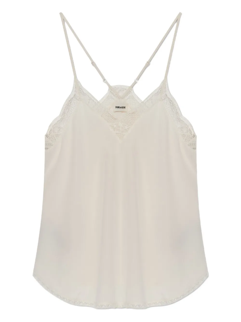 Zadig&Voltaire lace-trimmed tank top