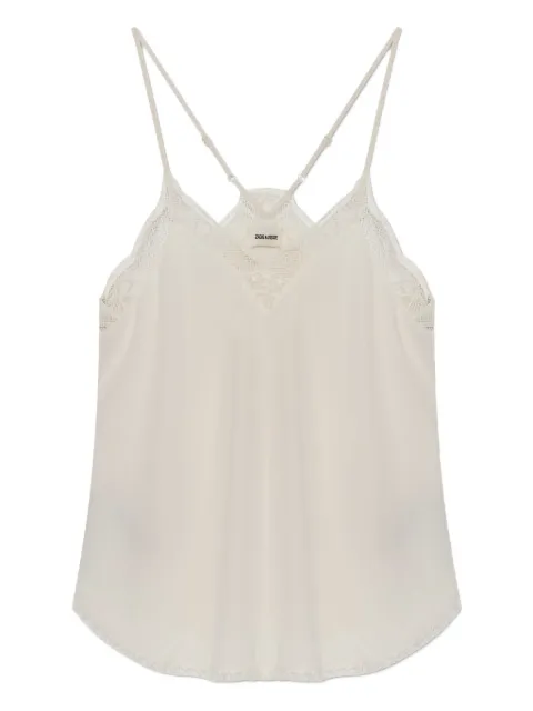 Zadig&Voltaire 蕾丝边饰坦克背心
