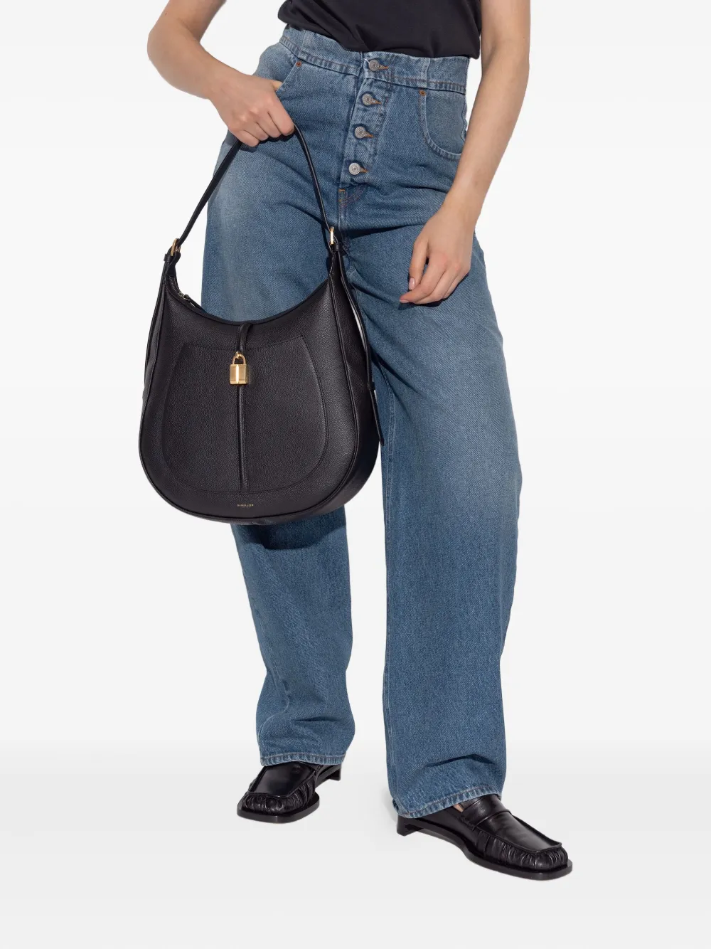 DeMellier small Siena lock-detail leather shoulder bag | Image 2