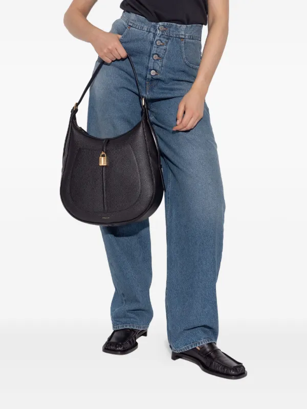 DeMellier Siena レザーショルダーバッグ S | ブラック