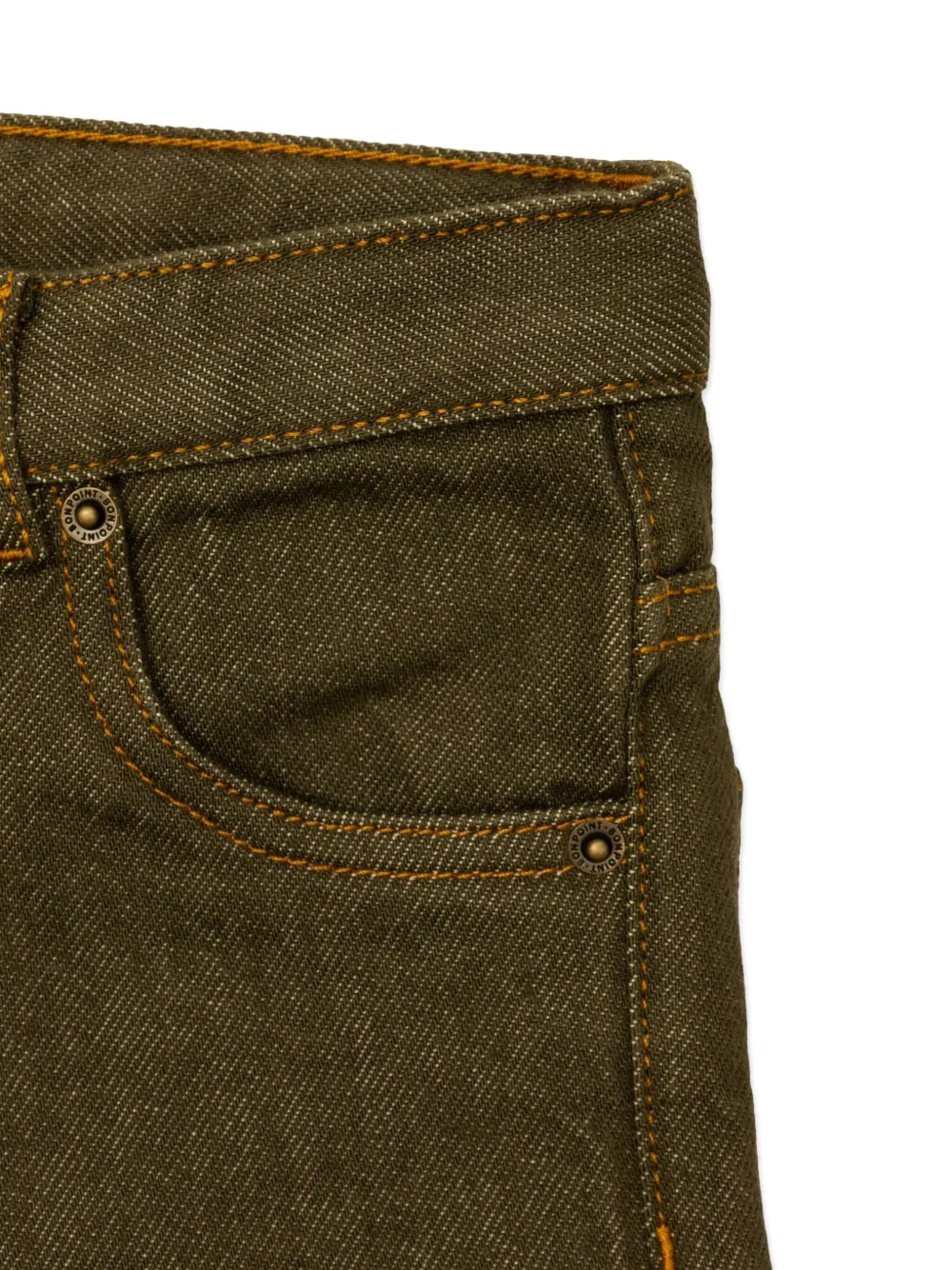 Bonpoint button-fastening trousers Groen