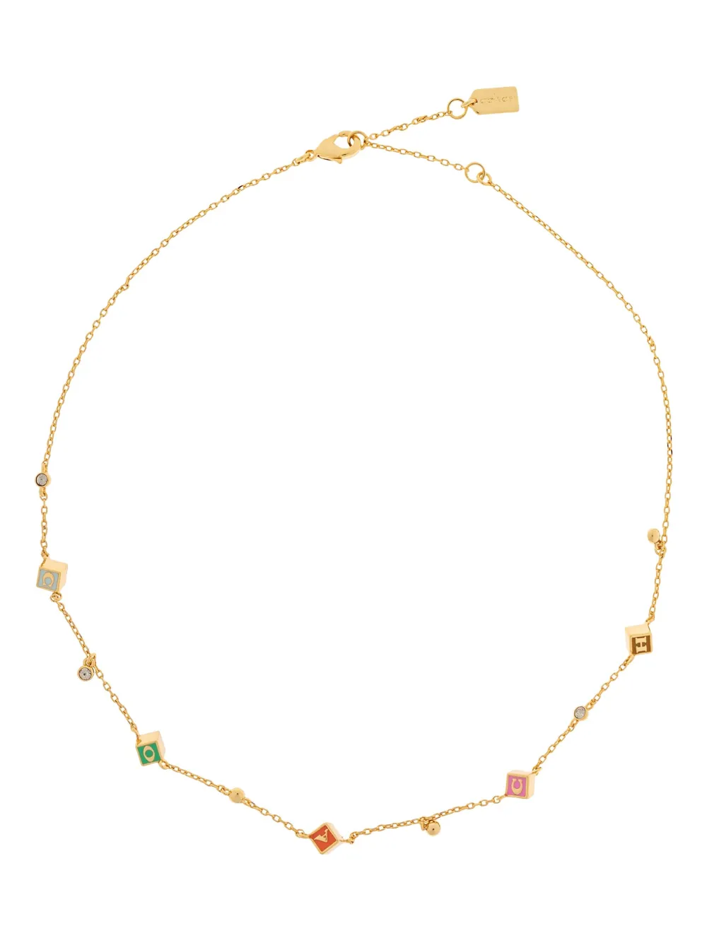 letter-embellished necklace