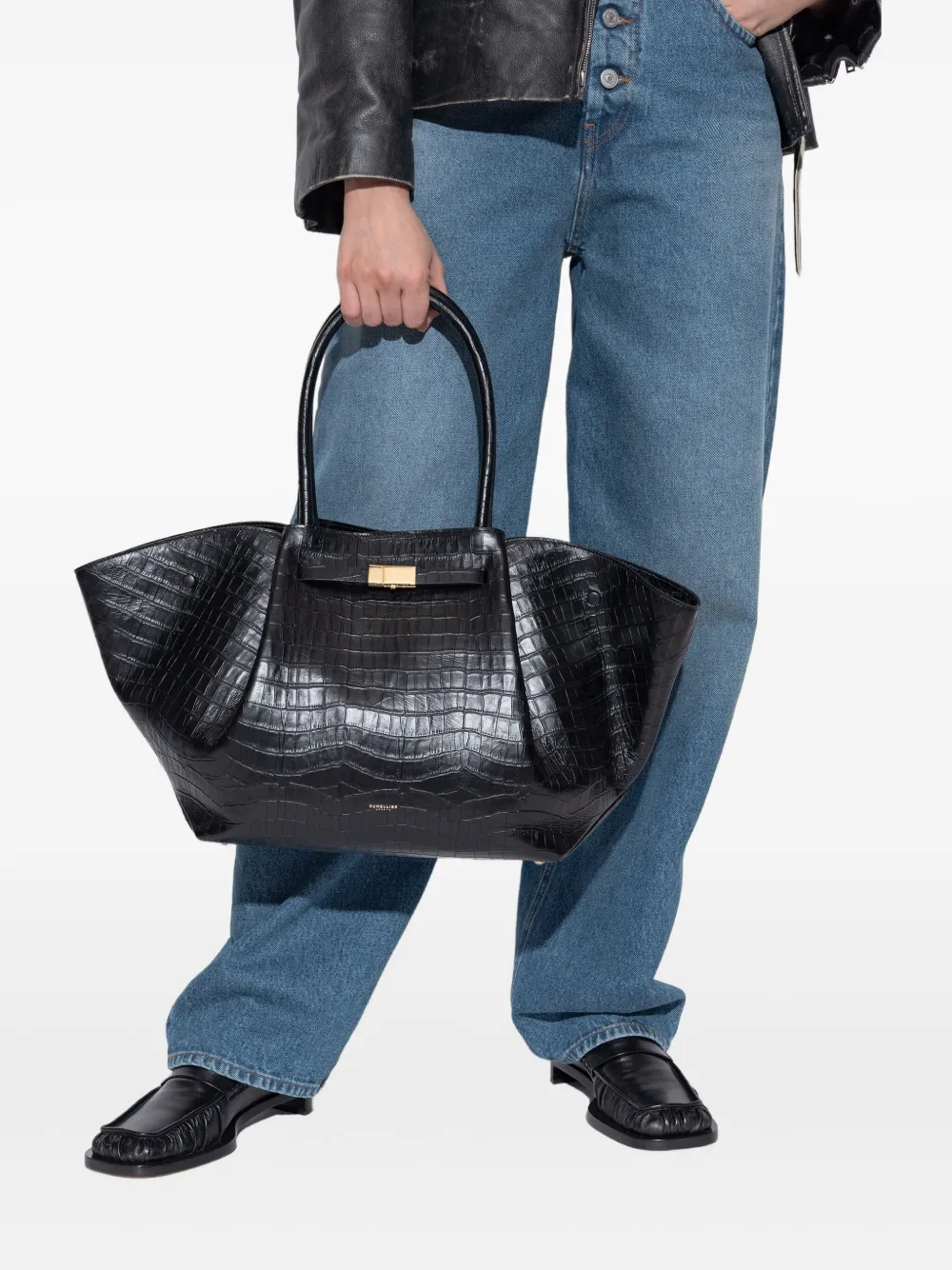 DeMellier New York crocodile-effect tote bag | Image 2