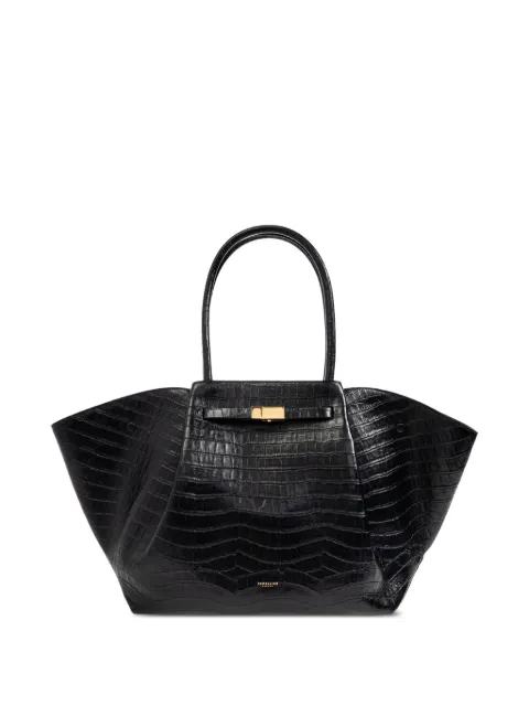 DeMellier New York crocodile-effect tote bag