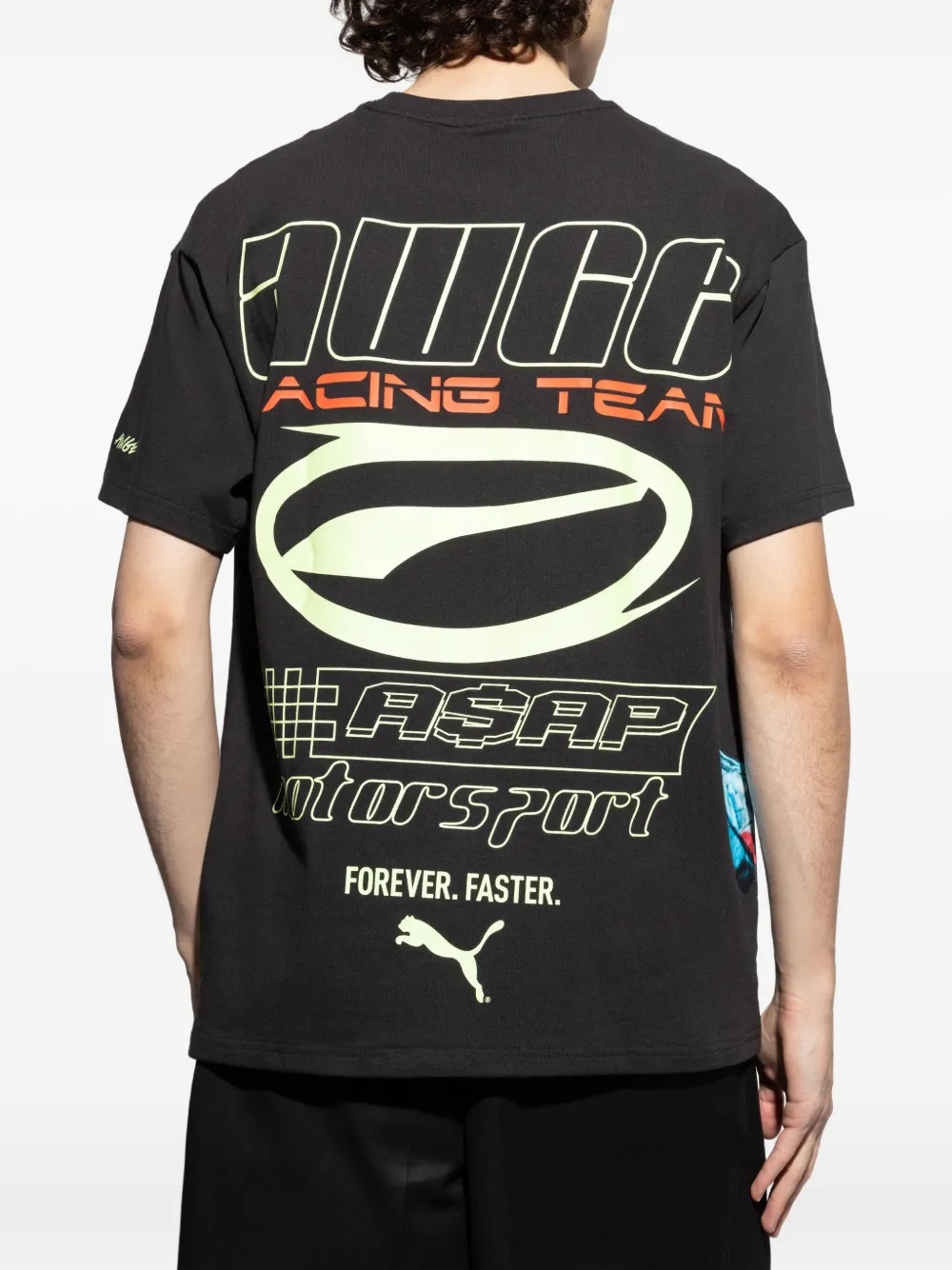 PUMA x A$ap Rocky Flacko T-shirt met grafische print Zwart