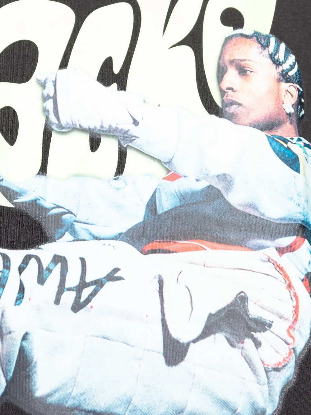 PUMA x A$ap Rocky Flacko T-shirt met grafische print Zwart