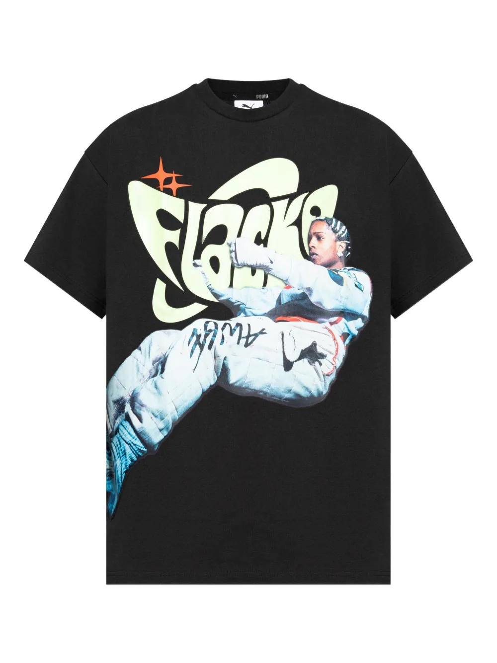 PUMA x A$ap Rocky Flacko graphic-print T-shirt | Black | Image 1