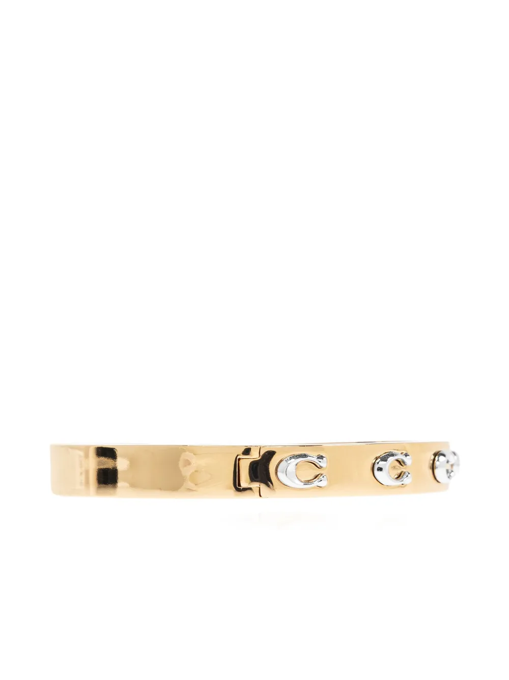 Coach C Hinged bracelet | Gold | Image 1