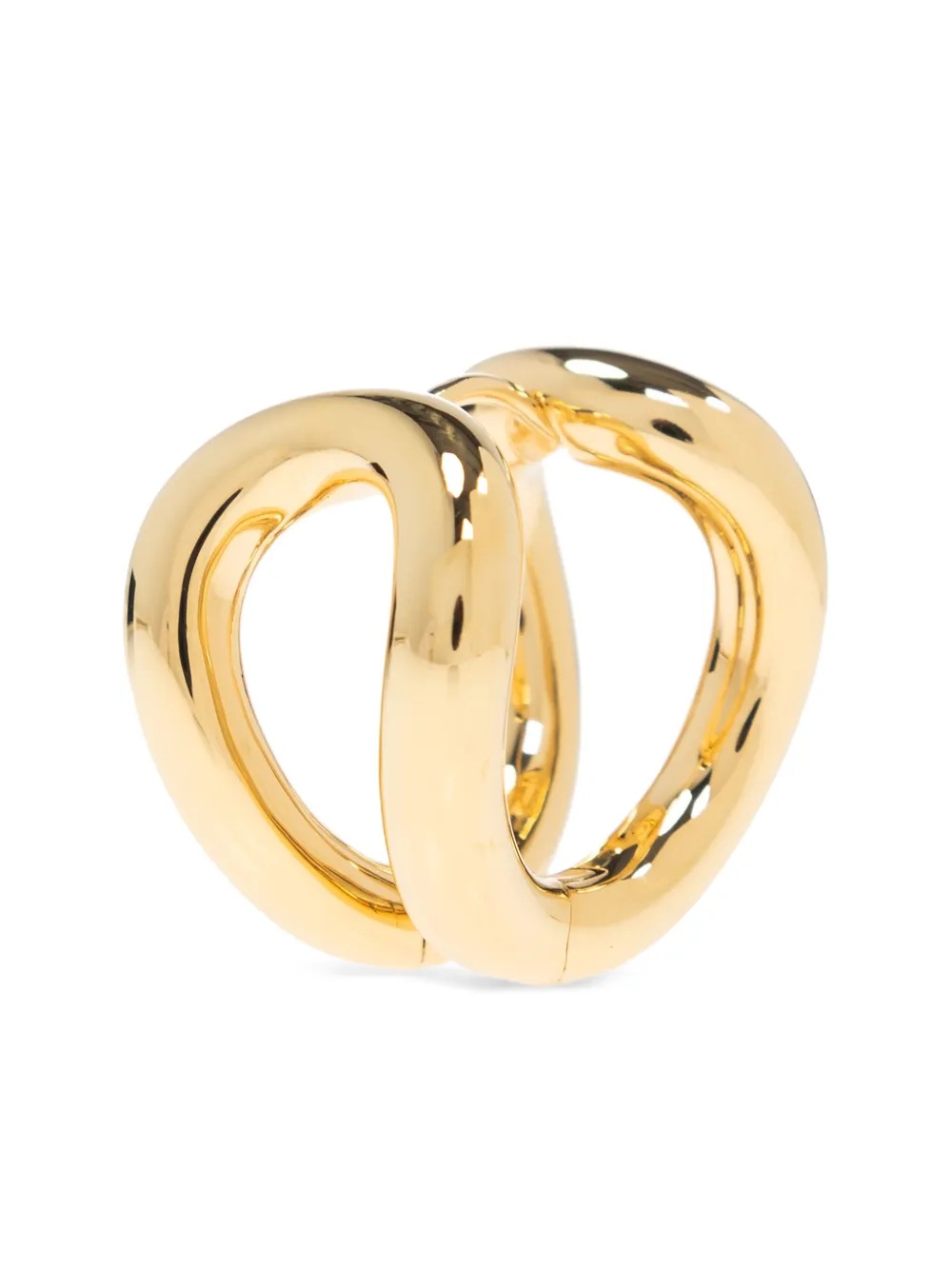 LIE STUDIO Steffie ピアス | ゴールドトーン | FARFETCH JP