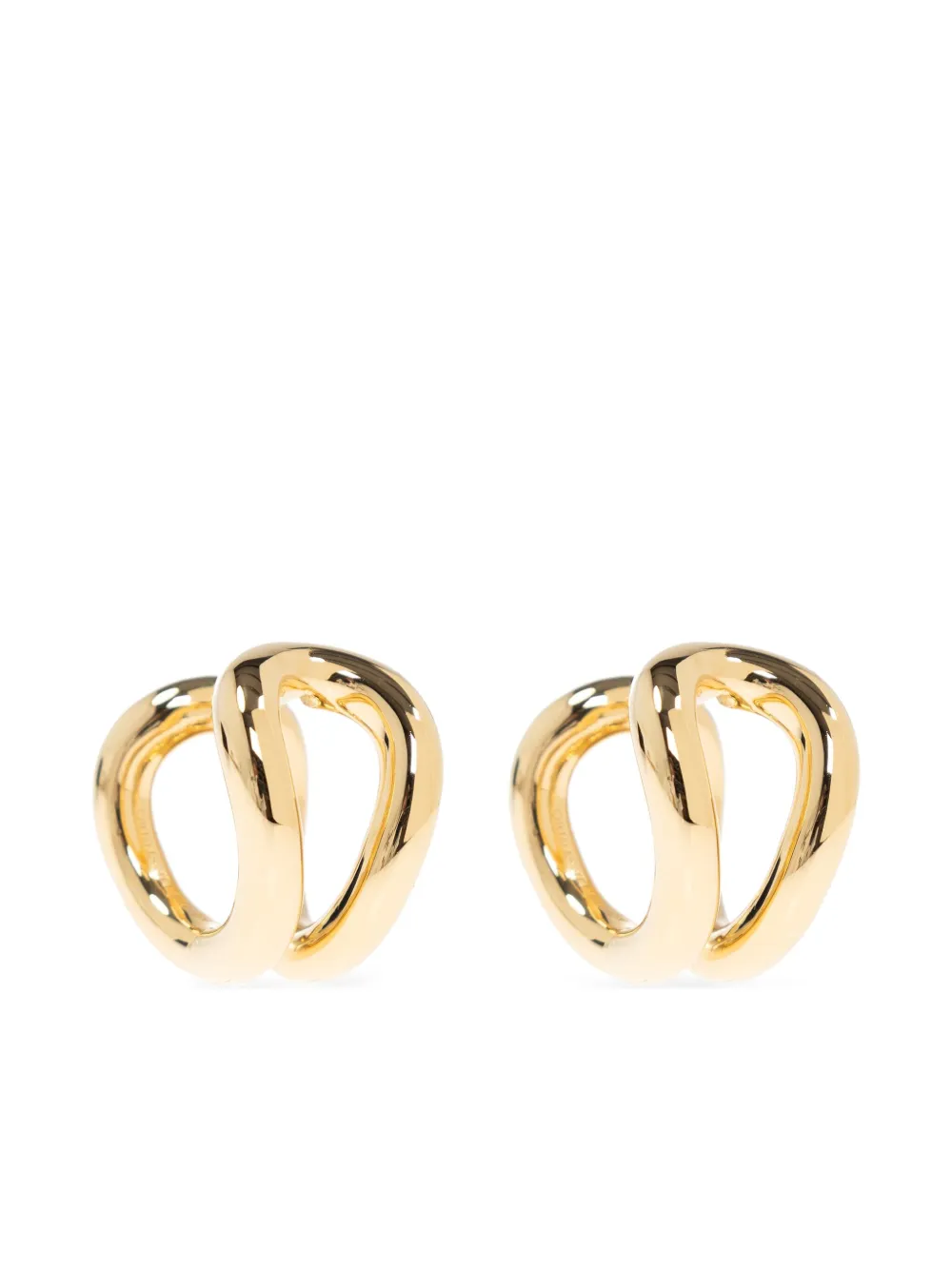 LIE STUDIO Steffie ピアス | ゴールドトーン | FARFETCH JP