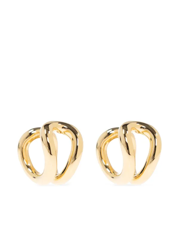 LIE STUDIO Steffie ピアス | ゴールドトーン | FARFETCH JP