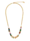 Coach bead-embellished charm necklace - Gold