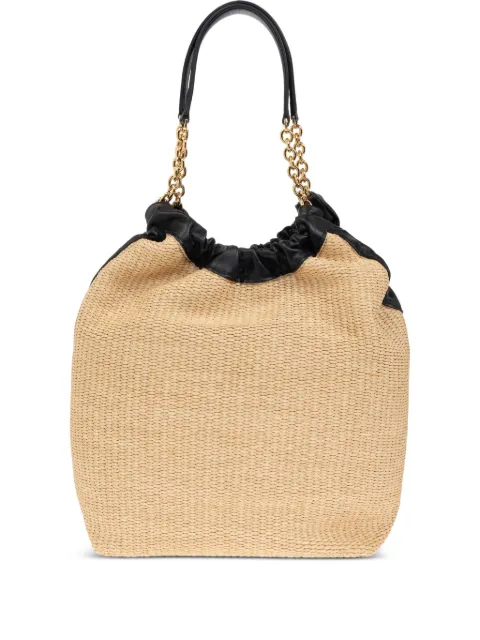 DeMellier Miami woven bucket bag