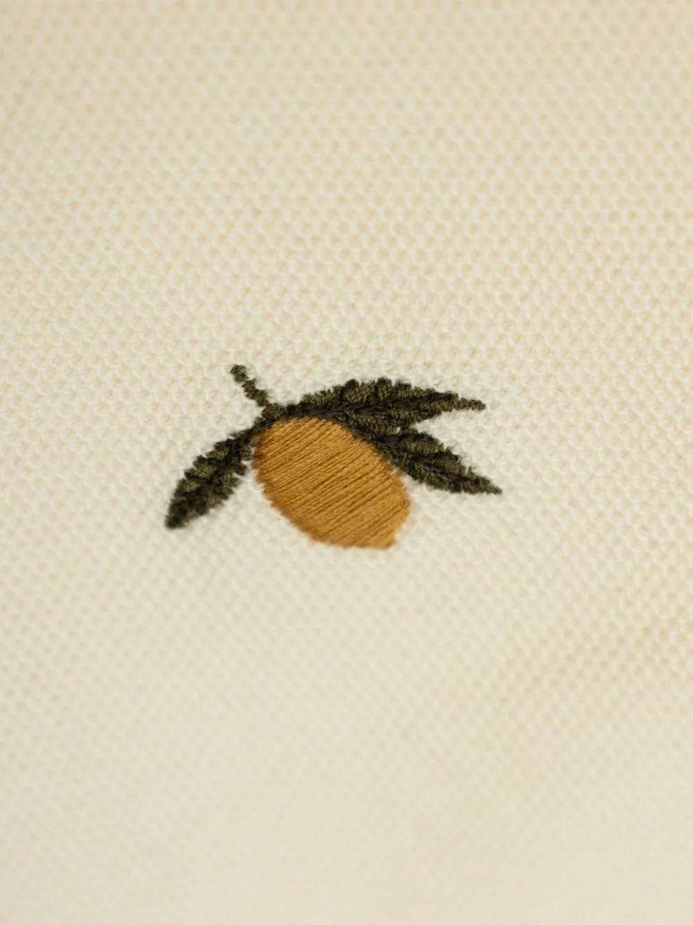 Konges Sløjd Poloshirt met contrasterende kraag Beige