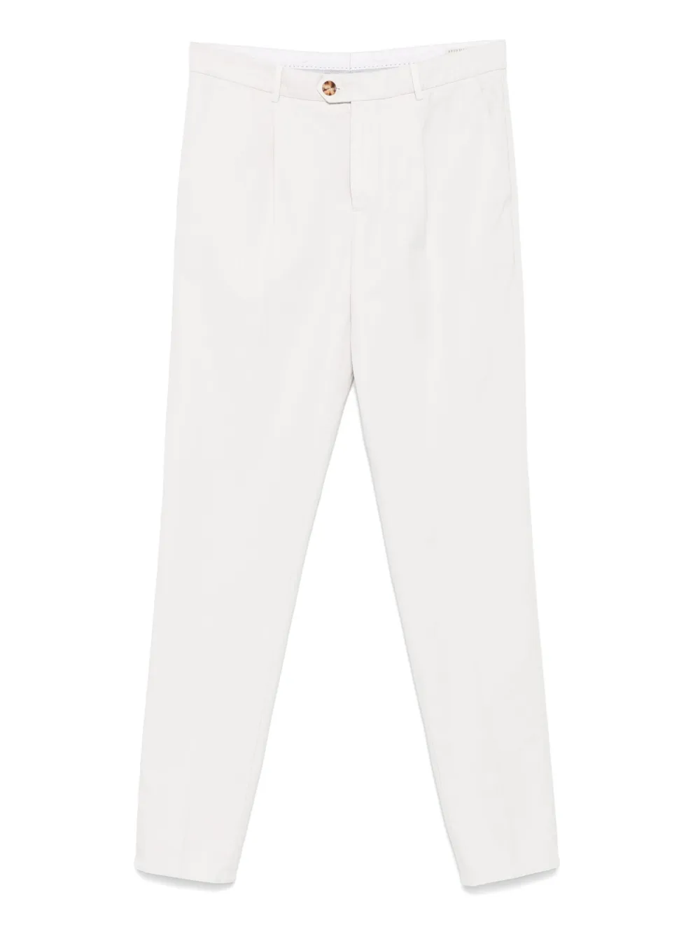 Brunello Cucinelli cotton straight-leg trousers Beige