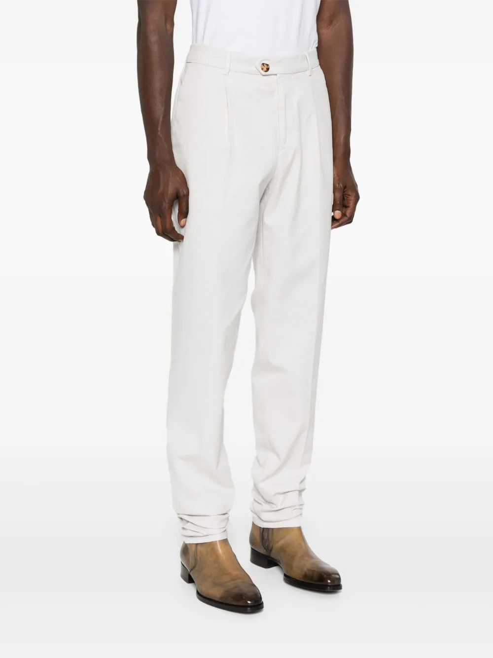 Brunello Cucinelli Straight broek Beige