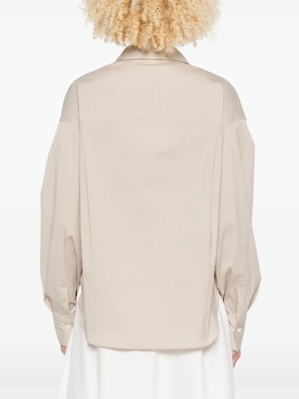 Brunello Cucinelli Katoenen blouse Beige