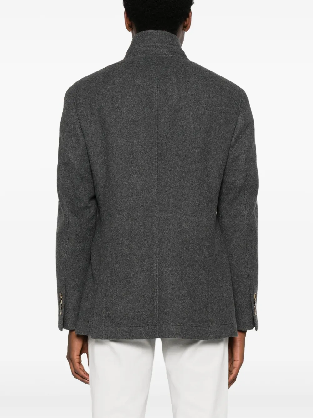 Brunello Cucinelli Kasjmier jack Grijs