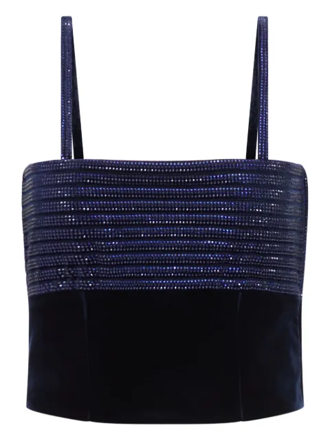 Giorgio Armani beaded crop top