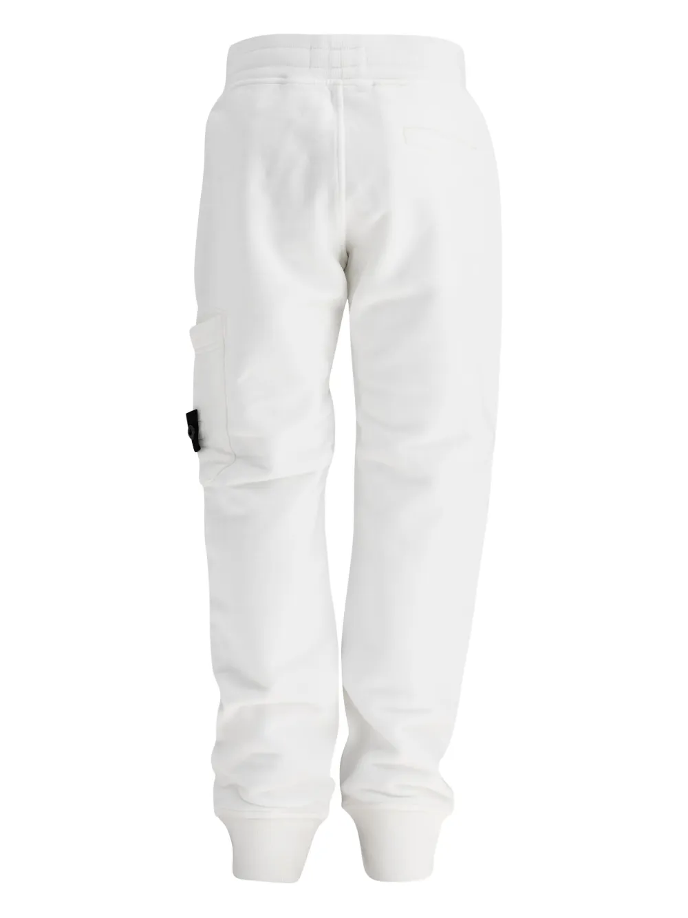 Stone Island Junior compass-patch pockets track pants Wit