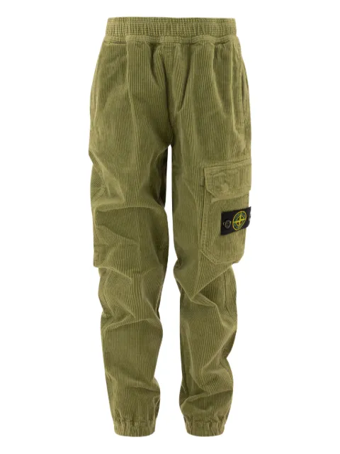 Stone Island Junior corduroy cargo trousers