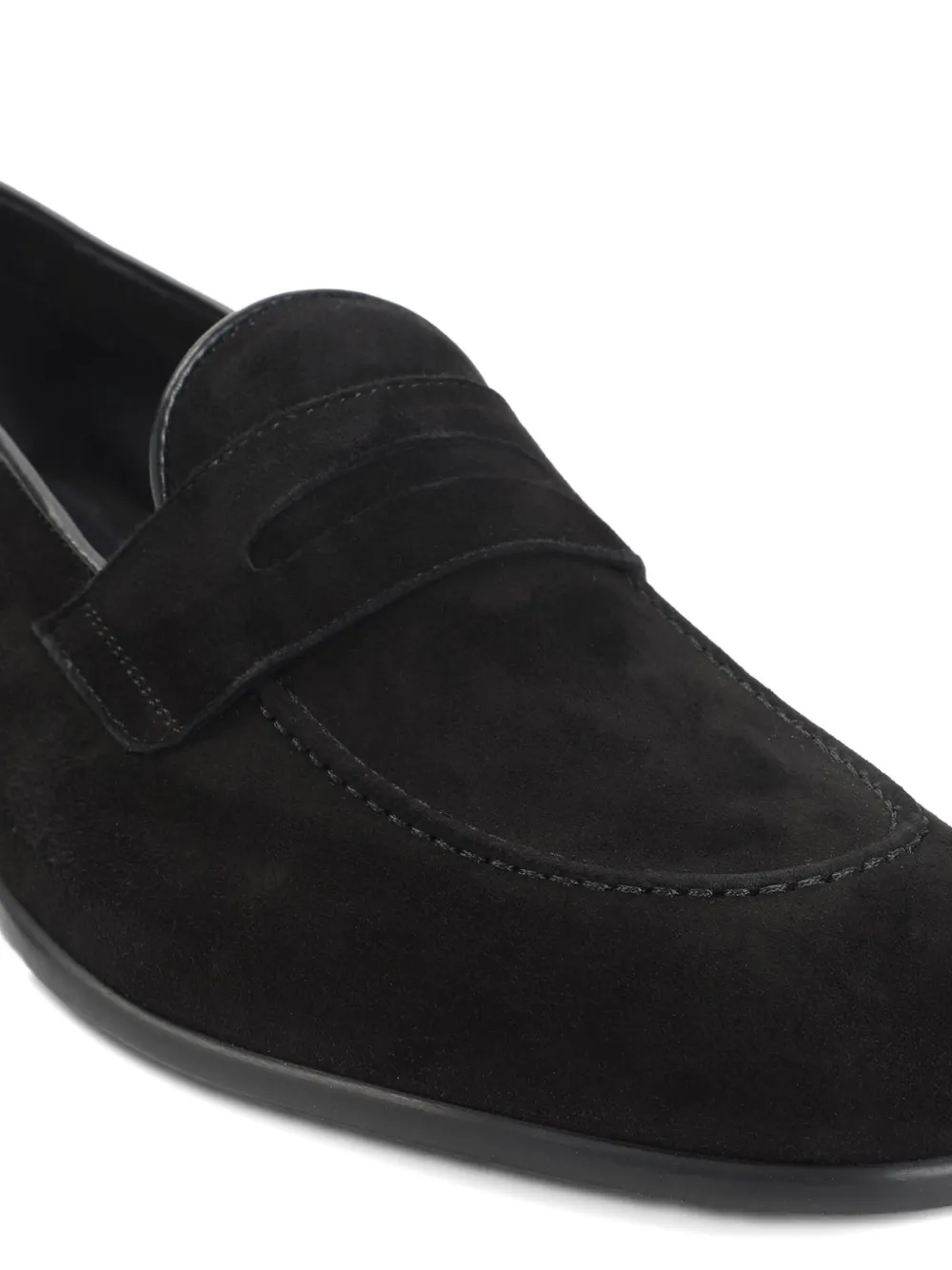 Brioni Appia suede loafers Black
