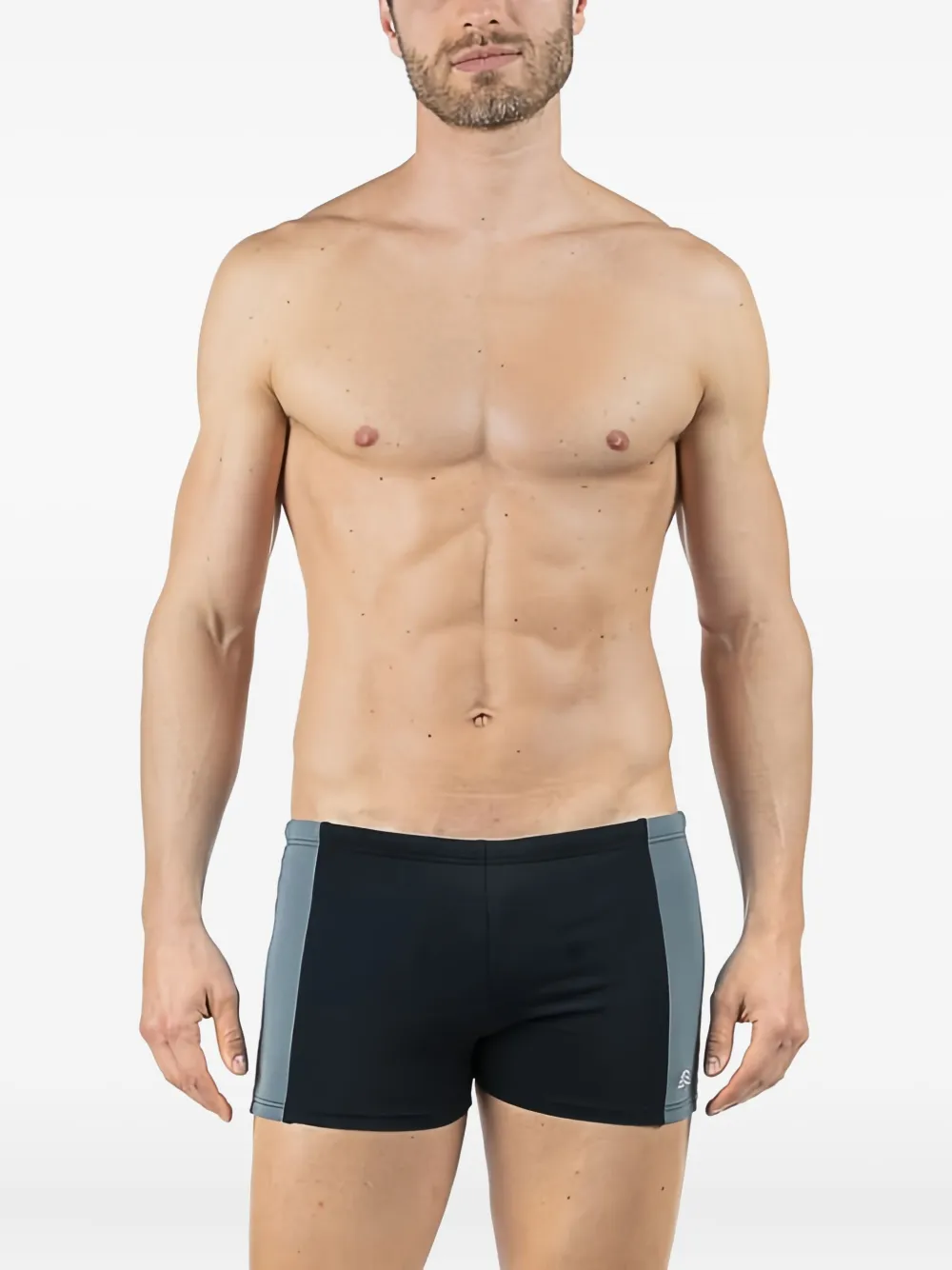 AQUARAPID contrast-panel swim shorts - ブルー AQUARAPID contrast-panel swim shorts - ブルー