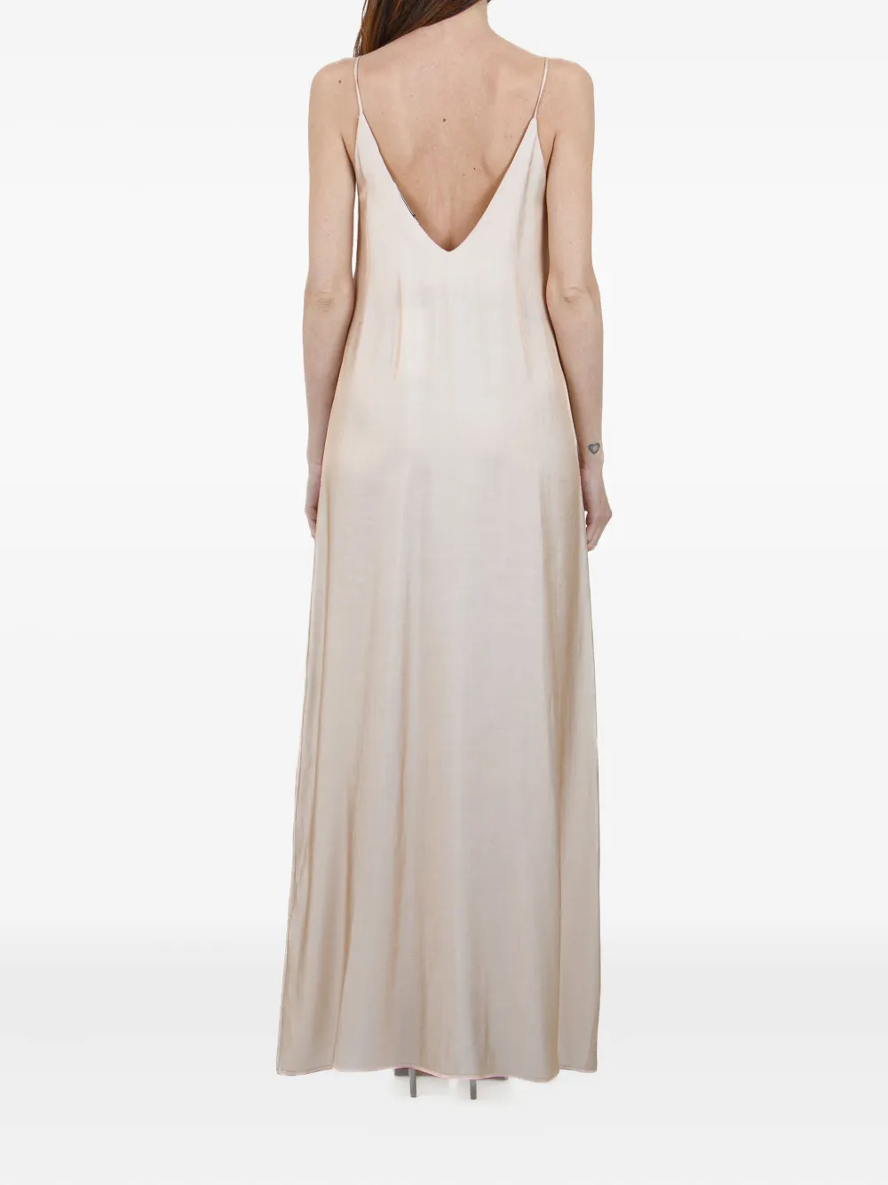 Grifoni slip maxi dress - Roze