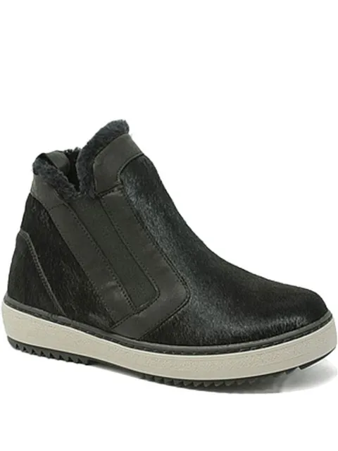 La Mondiale pony-fur panelled boots