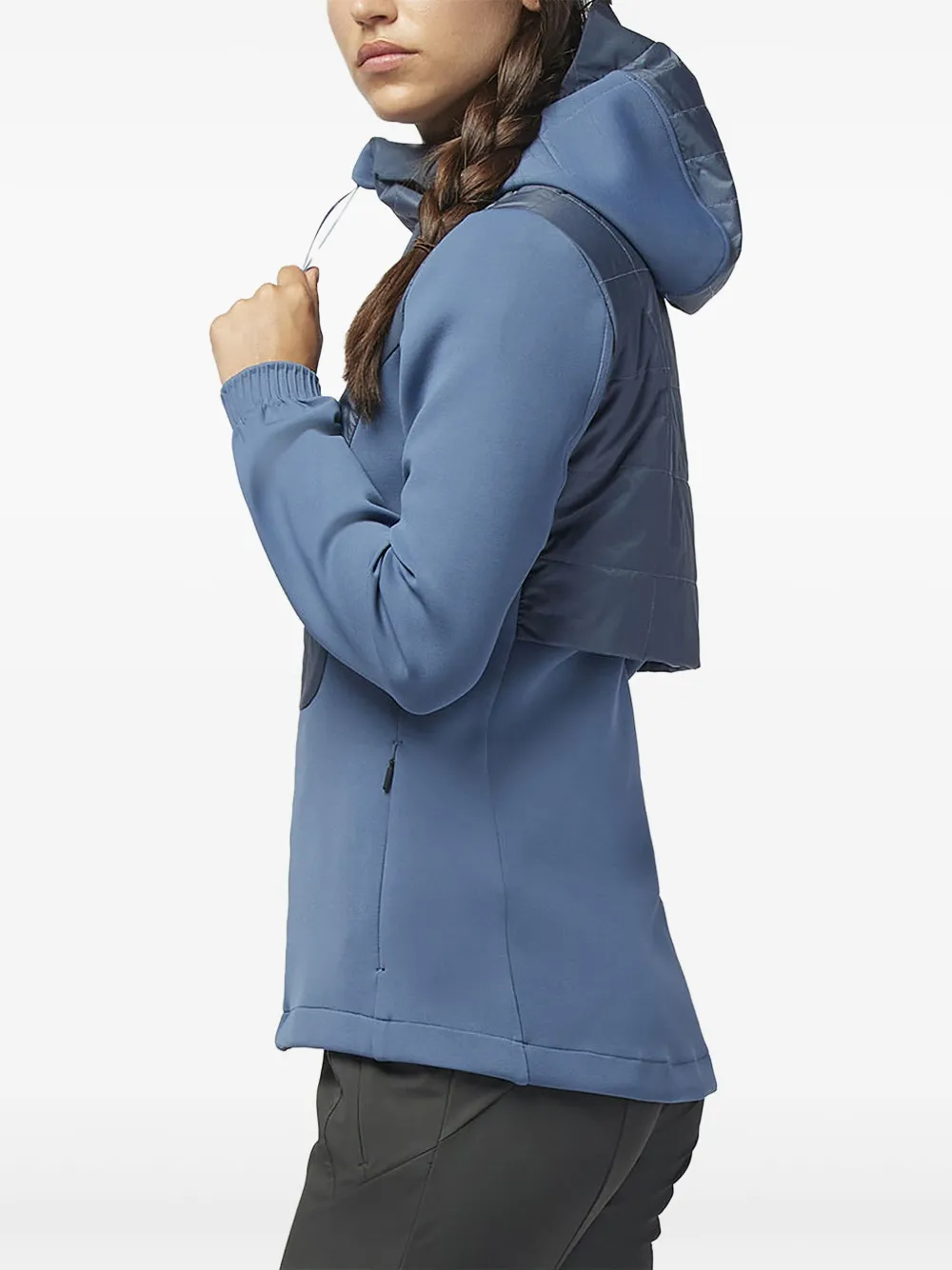 LAMUNT Gevoerd jack met capuchon Blauw