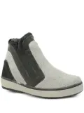 La Mondiale pony-fur panelled boots - White